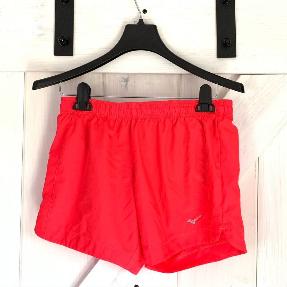 Women’s Mizuno Pink Athletic Running Shorts Small Polyester
